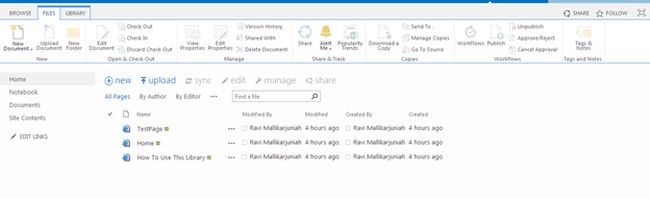 delete SharePoint site page